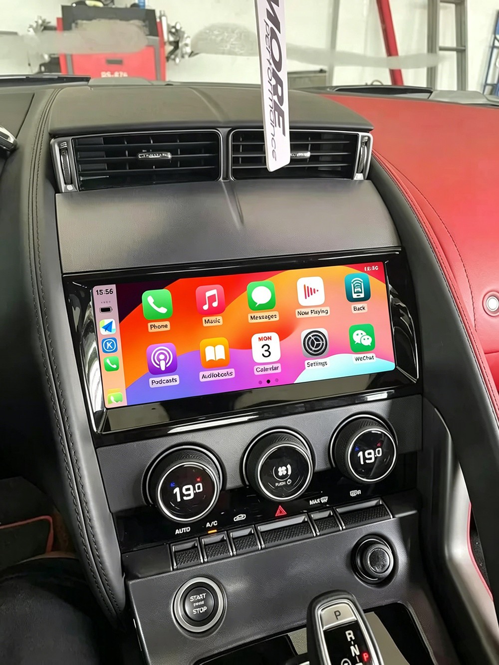 For 2013-2019 Jaguar F-Type Car Stereo Radio SWC GPS Navi Carplay Screen 4+64GB