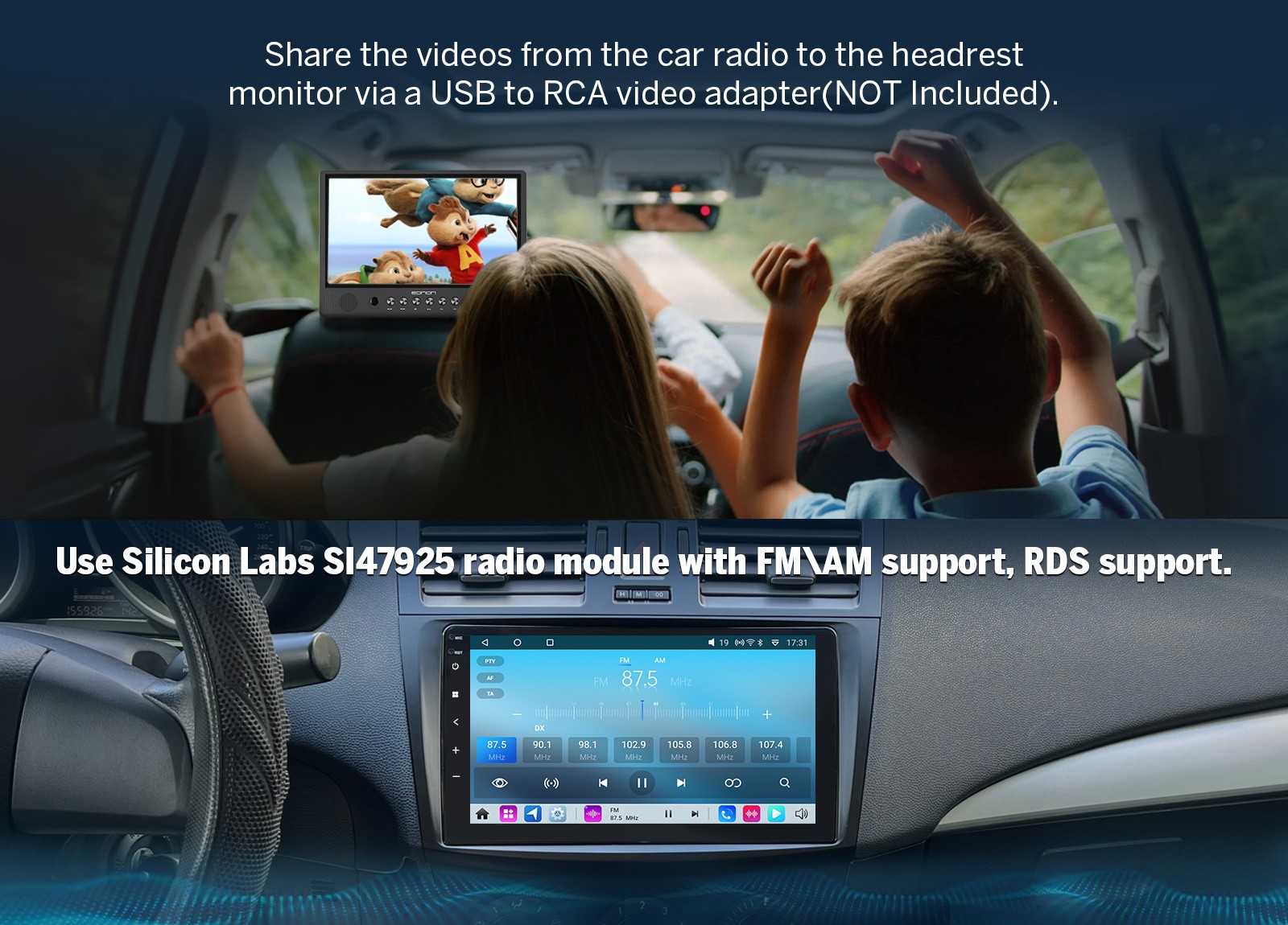 9″ QLED 6+64 Android Auto Car Stereo Apple Carplay for Mazda 3 2010-2013 Upgrade