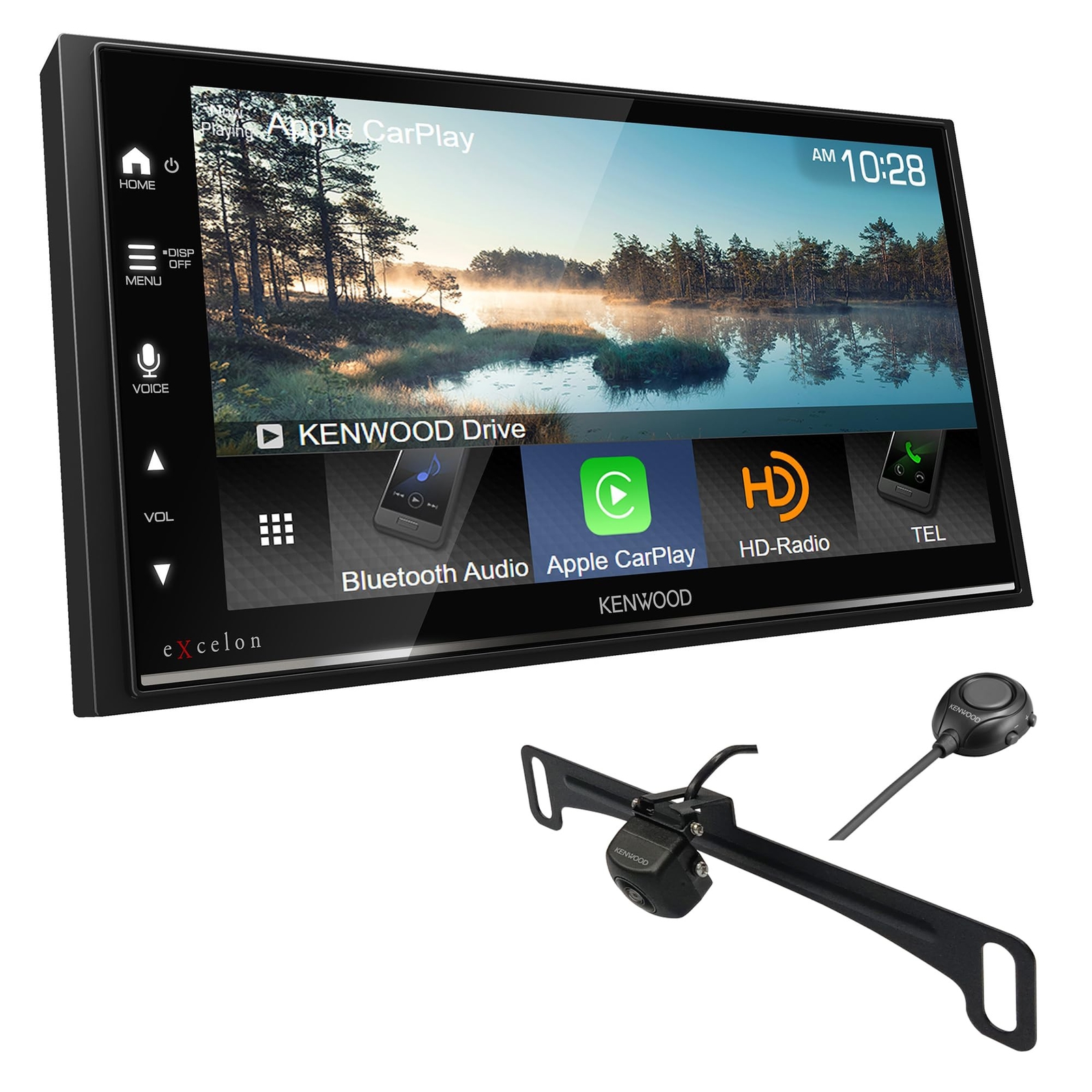 KENWOOD DMX809S 6.95″ AM FM BT HDMI Car Stereo | Plus CMOS-320LP Backup Camera