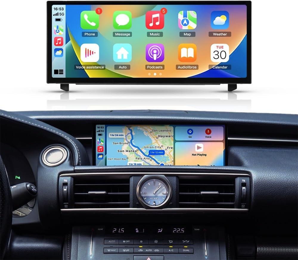 For Lexus IS250 IS350 RC300 RC350 2013-2019 CarPlay Car Stereo Radio GPS 8+64GB