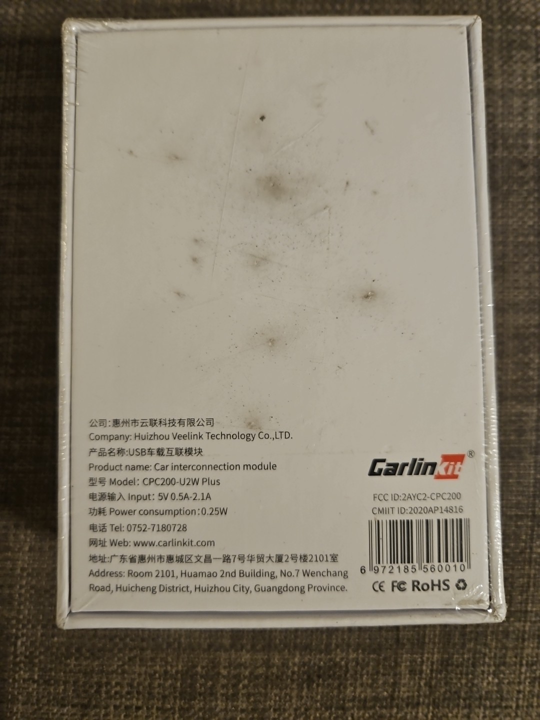 CarlinKit 3.0 Wireless Adapter for Apple CarPlay CPC200-U2W Plus .Sealed