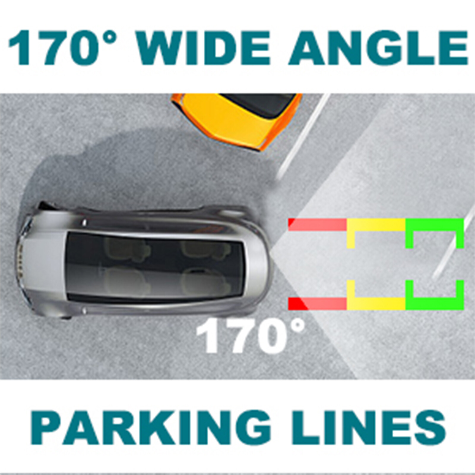 7″ Display AHD 1080P Wireless 3CH Rear View Backup Camera for Truck Trailer US