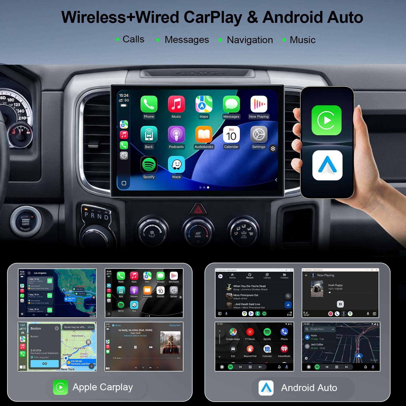 11.5-Inch Octa Core Car Radio Stereo for Dodge Ram 1500 2500 3500 – Android 13