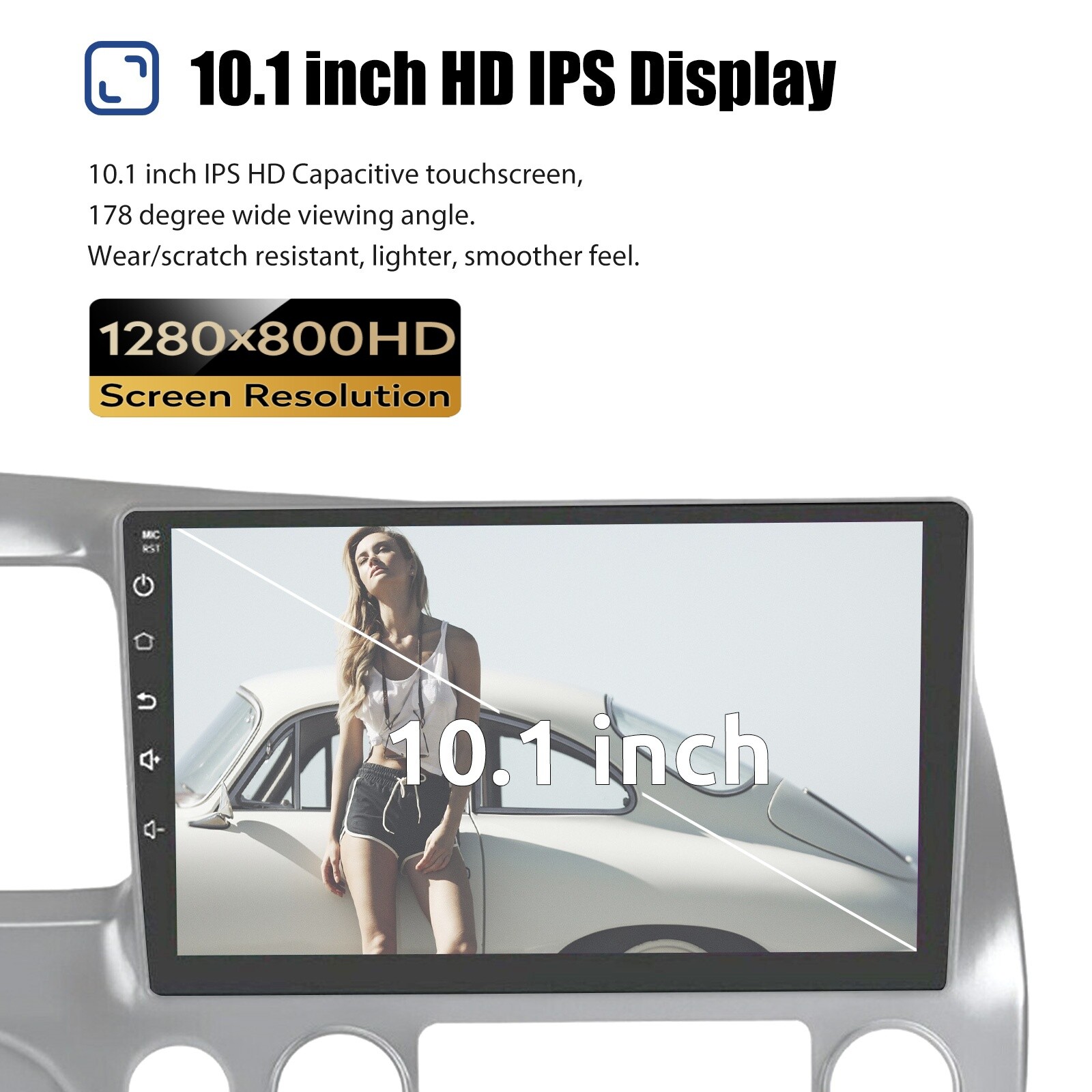 For Honda Civic 2006-2011 Apple CarPlay Android Car Stereo Radio GPS Navi 64G