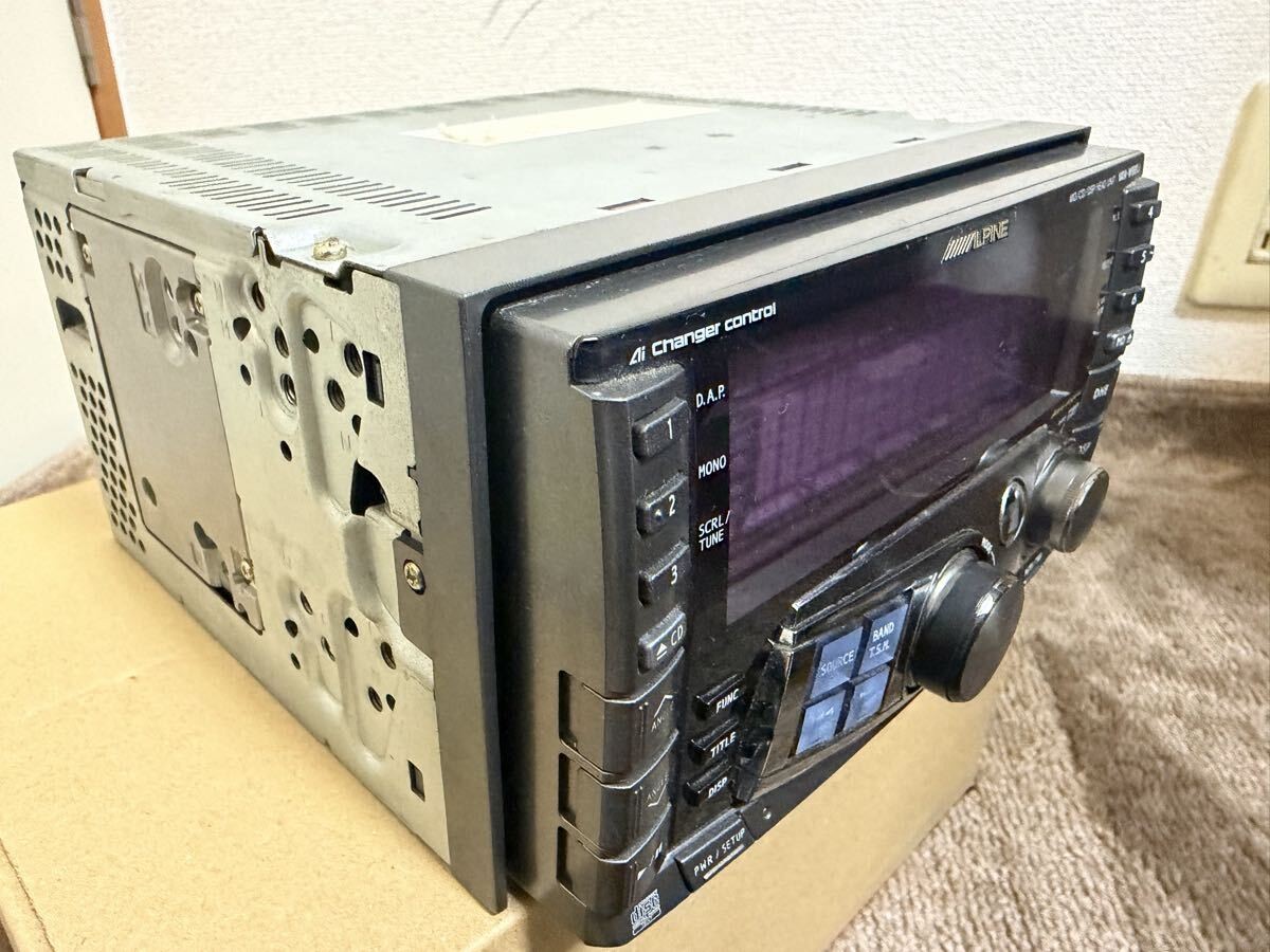 Tested ALPINE MDA-W933J 2DIN CD MD Player Car audio DSP Graphic Equalizer JDM
