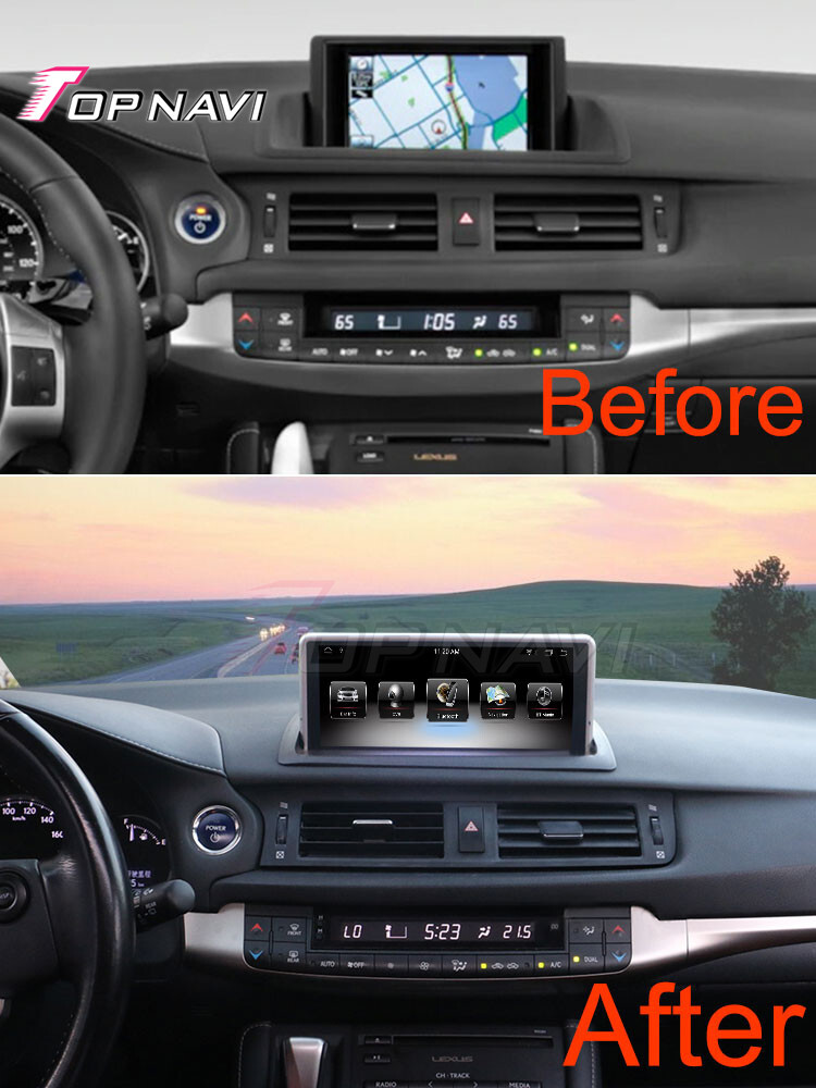 for Lexus CT200 2011-2018 High Version Stereo 8.8Inch Androind 9.0 Car GPS Navi