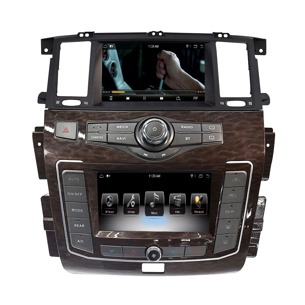 For Nissan patrol Y62 2010-2020 Car Radio GPS Multimedia Player Stereo 8GB+128GB