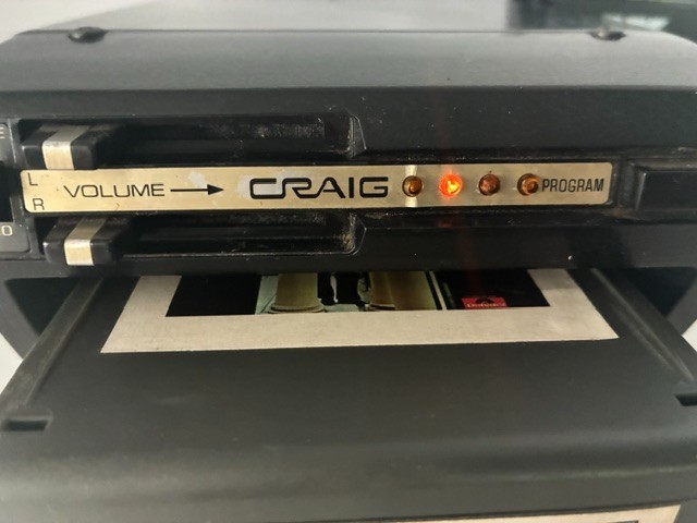 Vintage Early 70’s Craig Model 3134 8-Track Player Car Stereo Tested- Read.