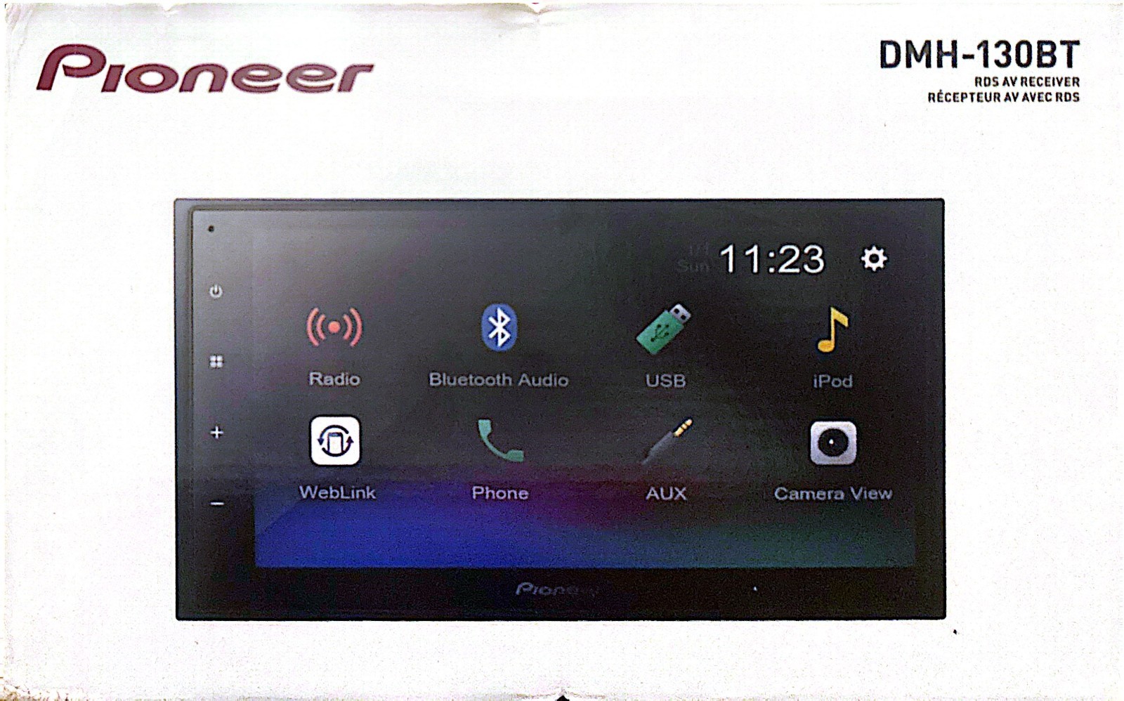 NEW Pioneer DMH-130BT 6.8″ Bluetooth Touchscreen Digital Multimedia Receiver