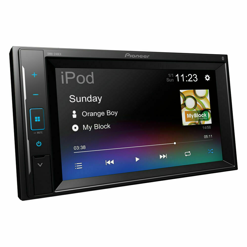 Pioneer DMH-240EX Bluetooth Media Android iPhone Alexa Aux 5Ch HD AM FM USB 6.2″