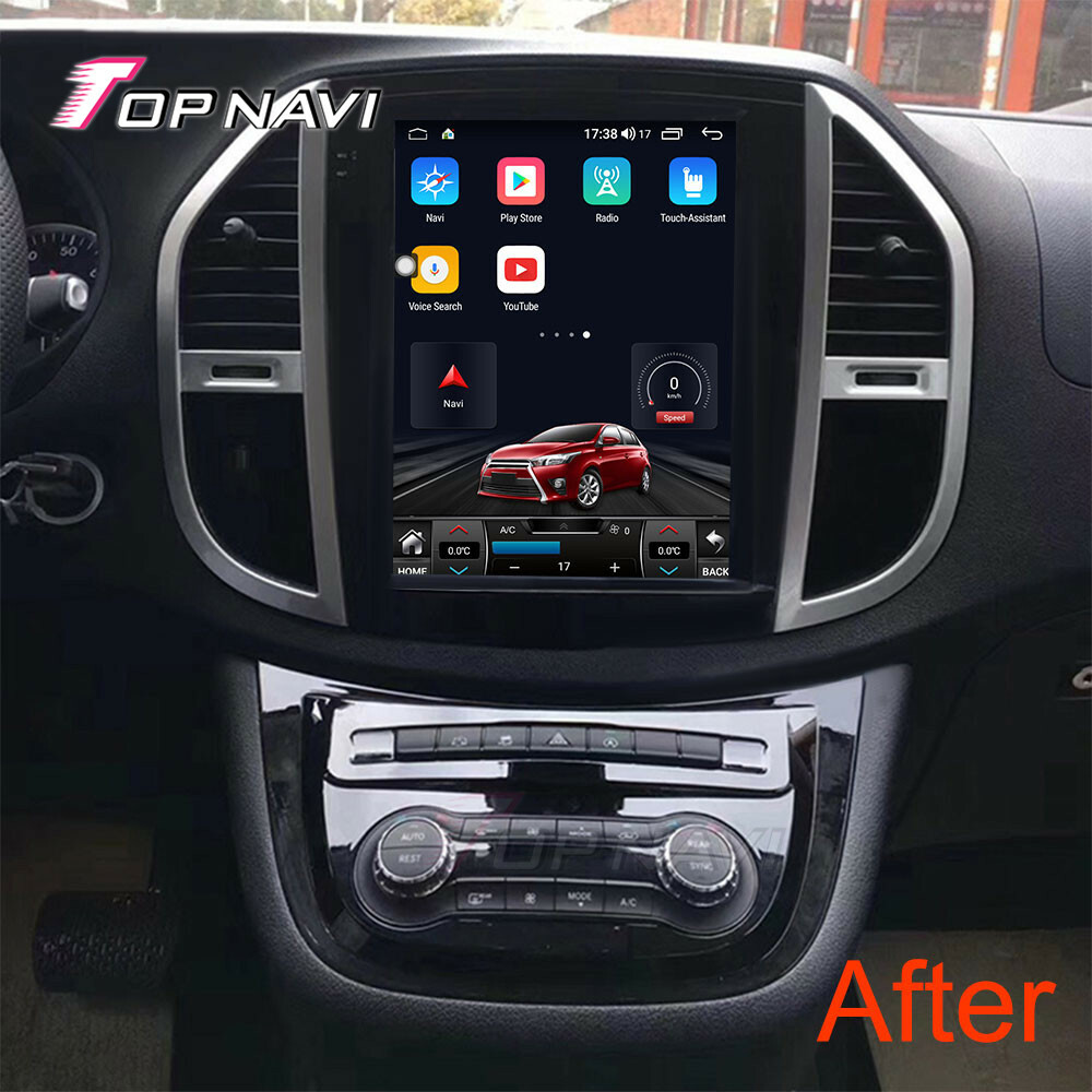 for Benz Vito 2013-2017 Androind 14.0 Car Stereo Radio GPS Navi 4G WIFI RDS BT