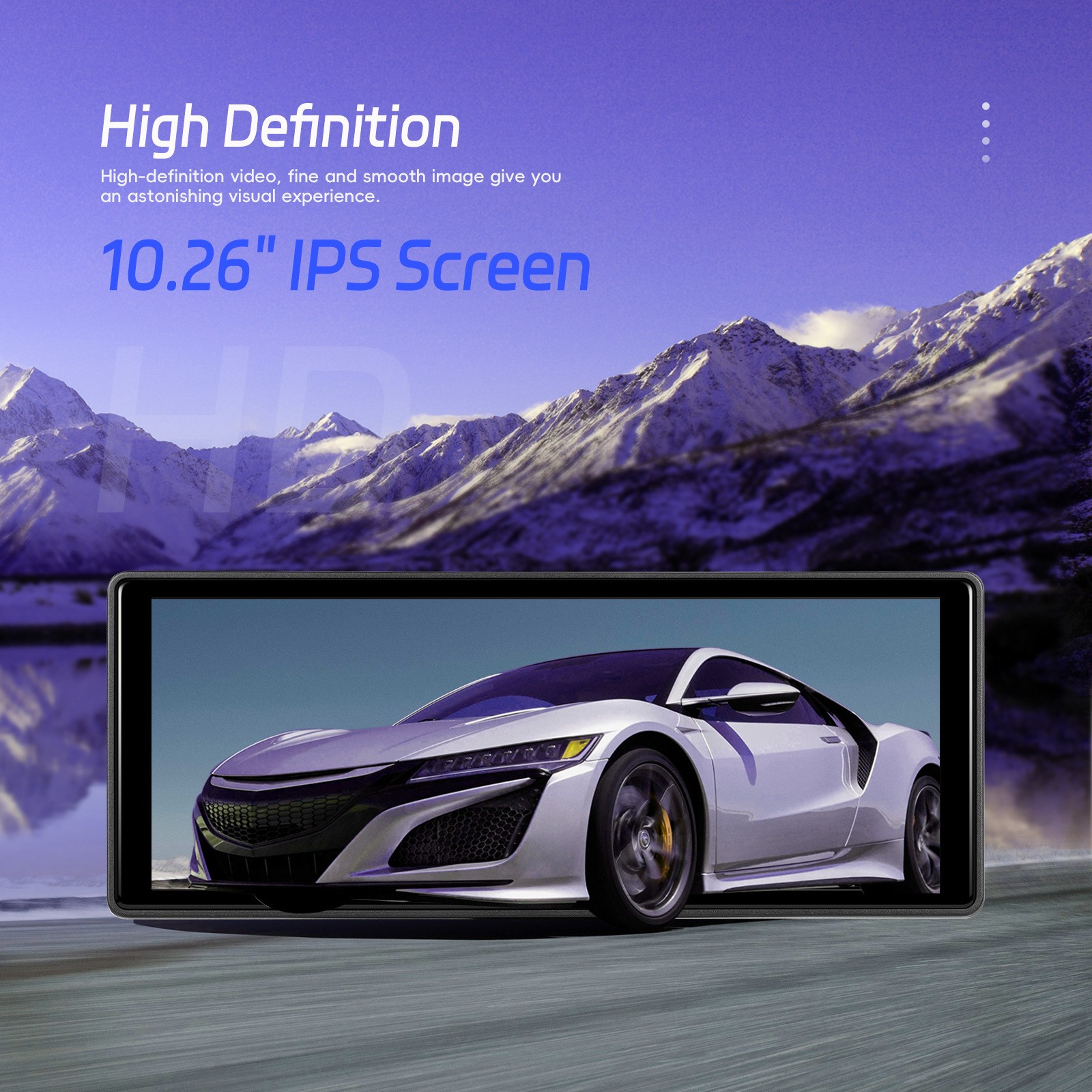 10.26″ IPS Touch Screen Car Radio Apple CarPlay Android Auto Portable Stereo+Cam