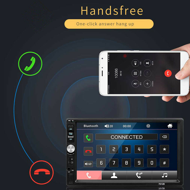 Car MP5 Player Stereo FM Radio Screen AUX USB 2.0 Handfree Audio Multimidia MP5