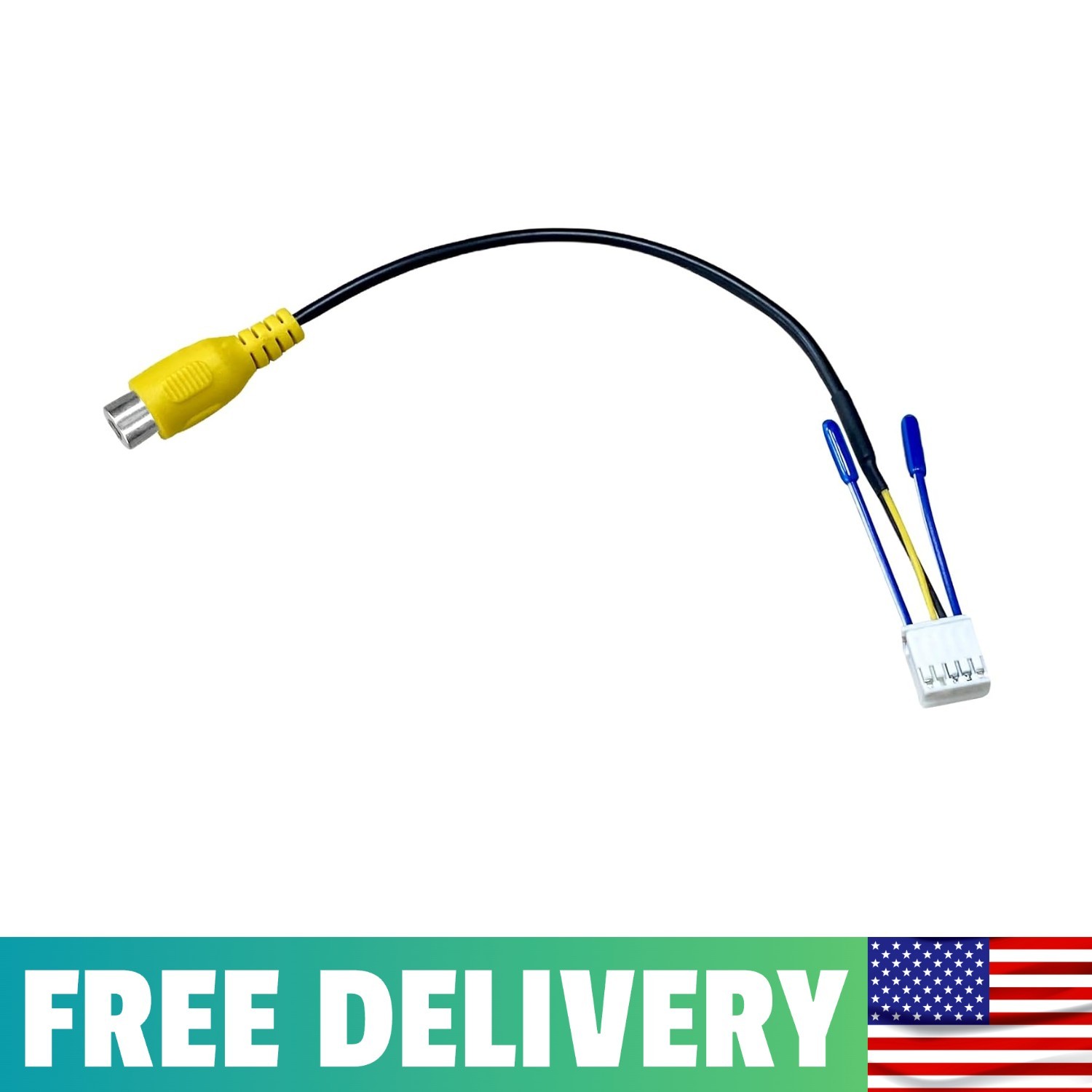 Android Car Stereo Radio RCA Plug With 10 Pin Rearview Backup Camera RCA Video