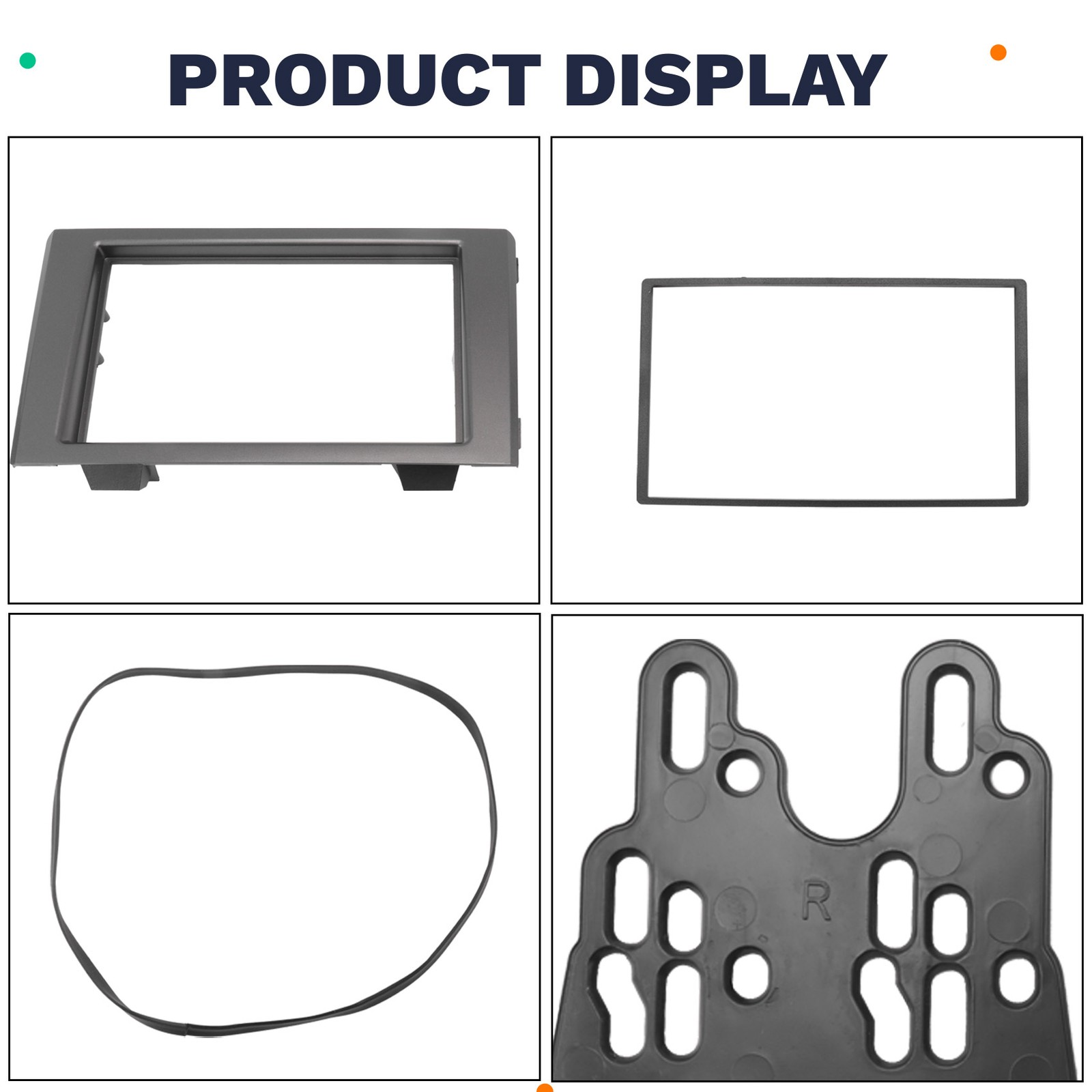 Din Car Fascia Radio Panel for Daily 2006-2014 Audio Frame Dash7736