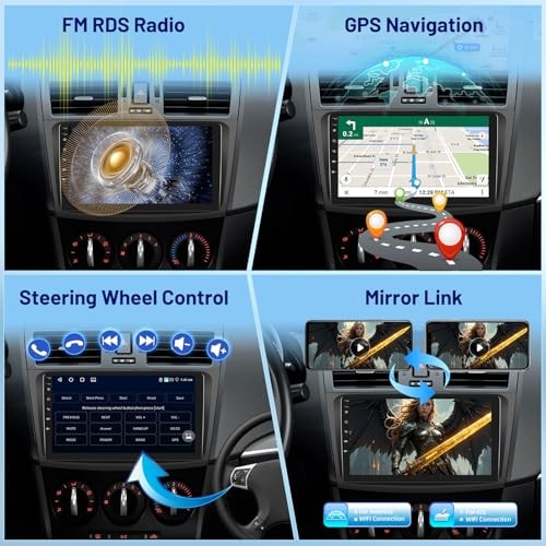 4+64 Car Radio for Mazda 3 2009-2013, 9 Inch 1280×720 4+64G