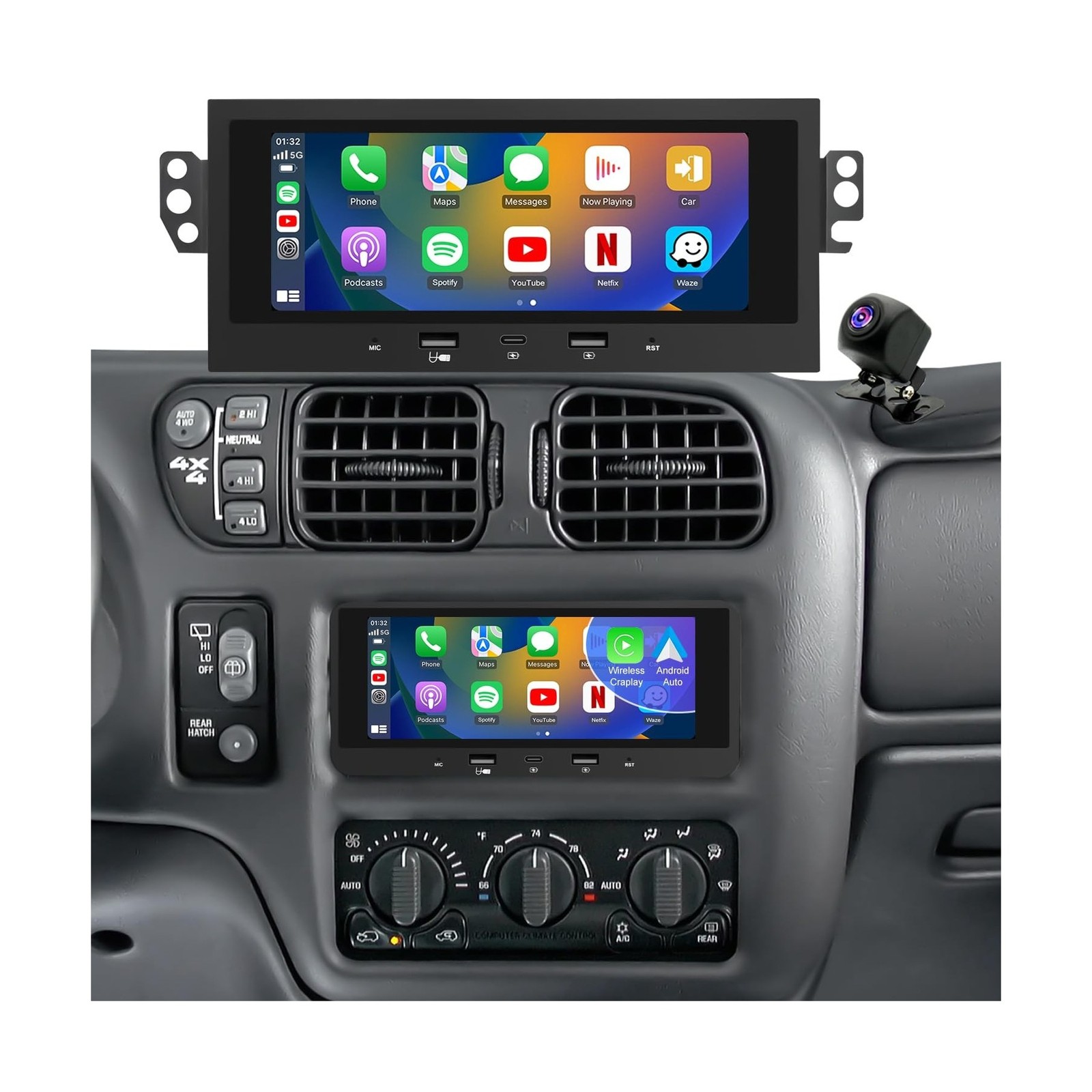 Car Radio Upgrade For Chevrolet Chevy Camaro 1997-2002, Malibu 1995-2000, Imp…