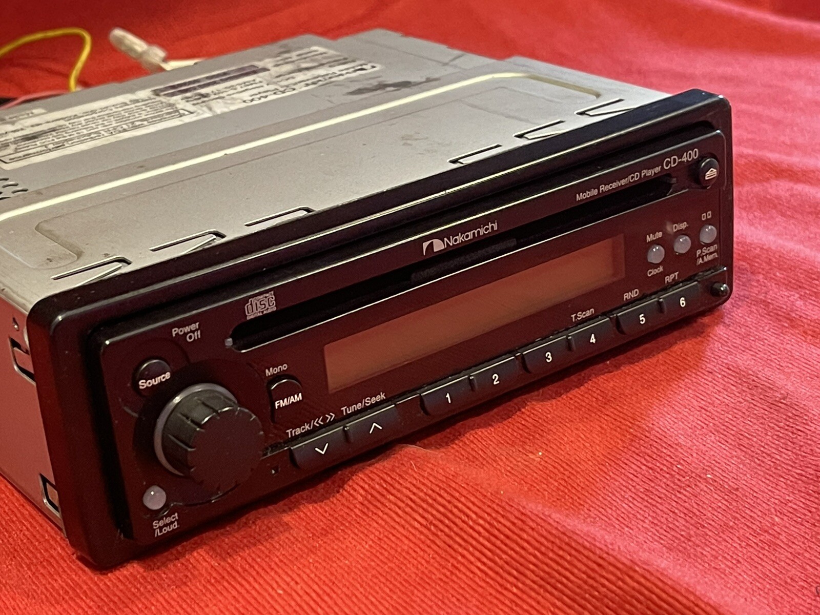 USED NAKAMICHI CAR AUDIO CD PLAYER RADIO AUDIO UNIT VINTAGE CD-400 CD400