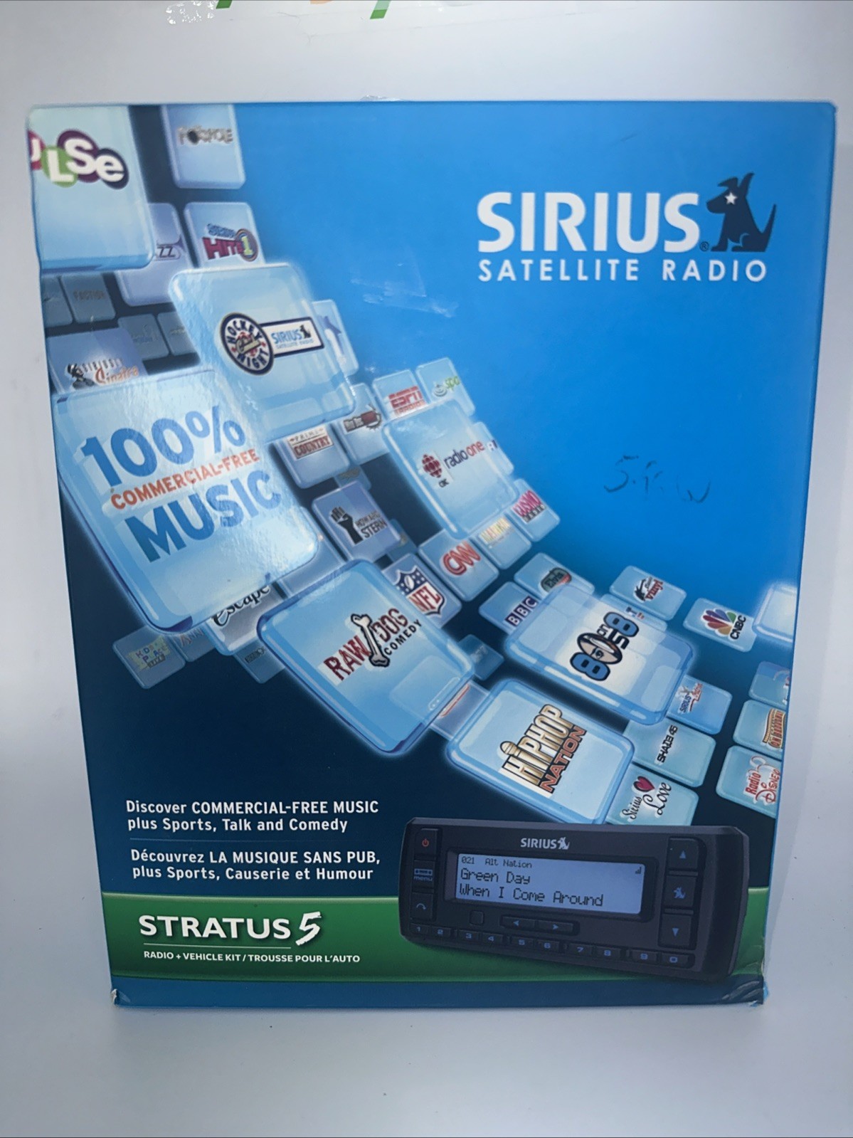 SIRIUS Stratus 5 Satellite Radio Vehicle Kit SV5TK1 – Brand New Factory Sealed