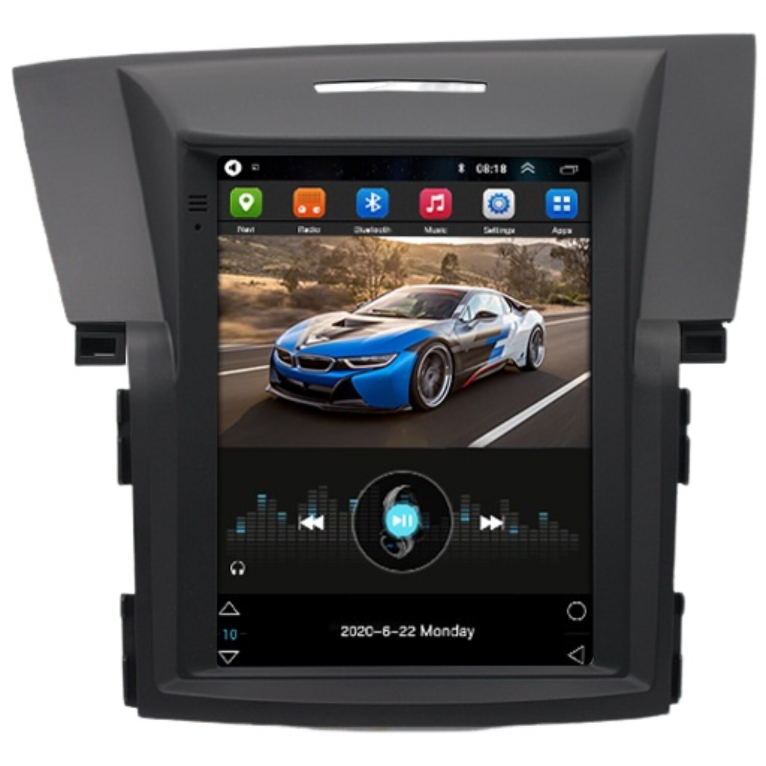 Car GPS Navi Stereo Radio Android 14 For Honda CRV 2012-2016 BT 64GB Tesla Style