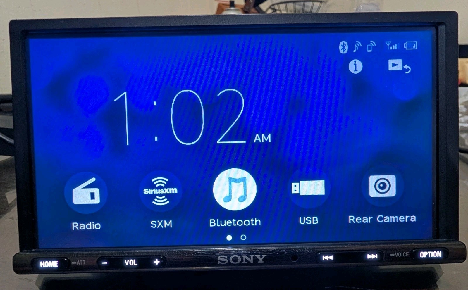 SONY XAV-AX3250 Receiver Bluetooth Car Audio Apple Android Play Radio Usb TESTED