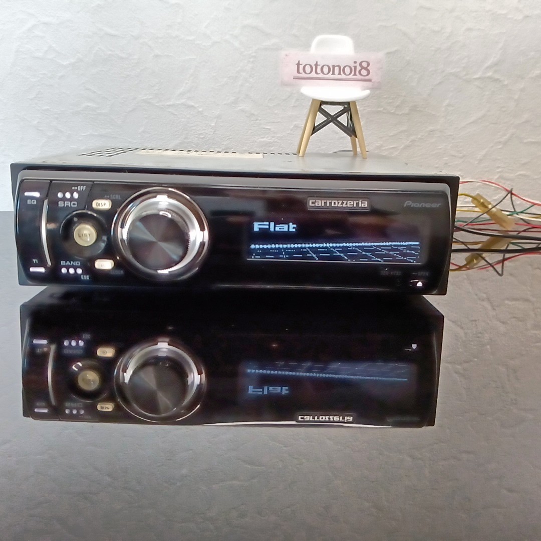 Pioneer Carrozzeria DEH-P730 1DIN Car Audio CD Tuner DSP Tested Fast Shipping