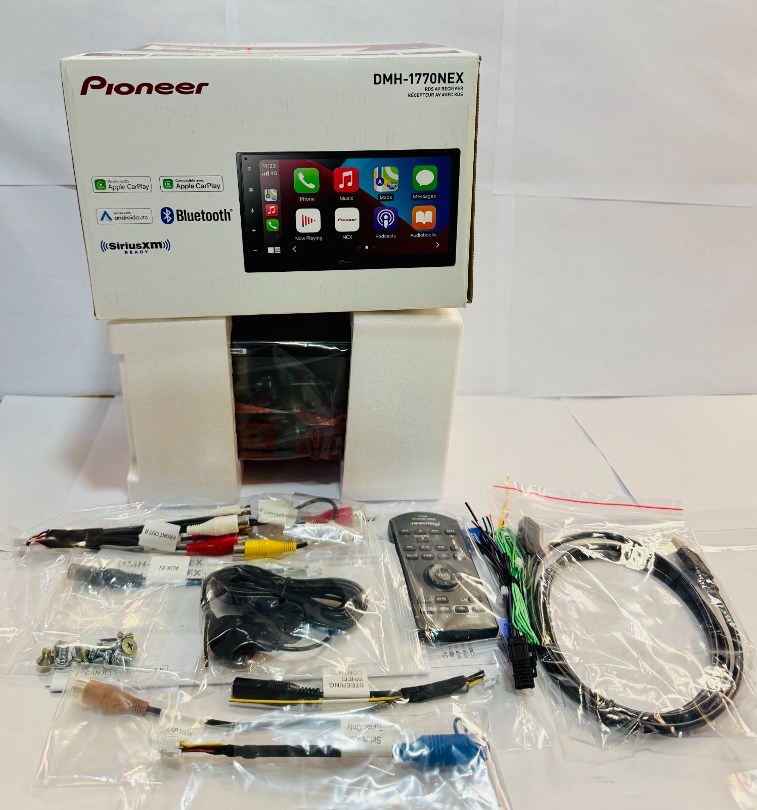 Pioneer DMH-1770NEX 6.8″ Display Bluetooth XM Android Apple Carplay Radio