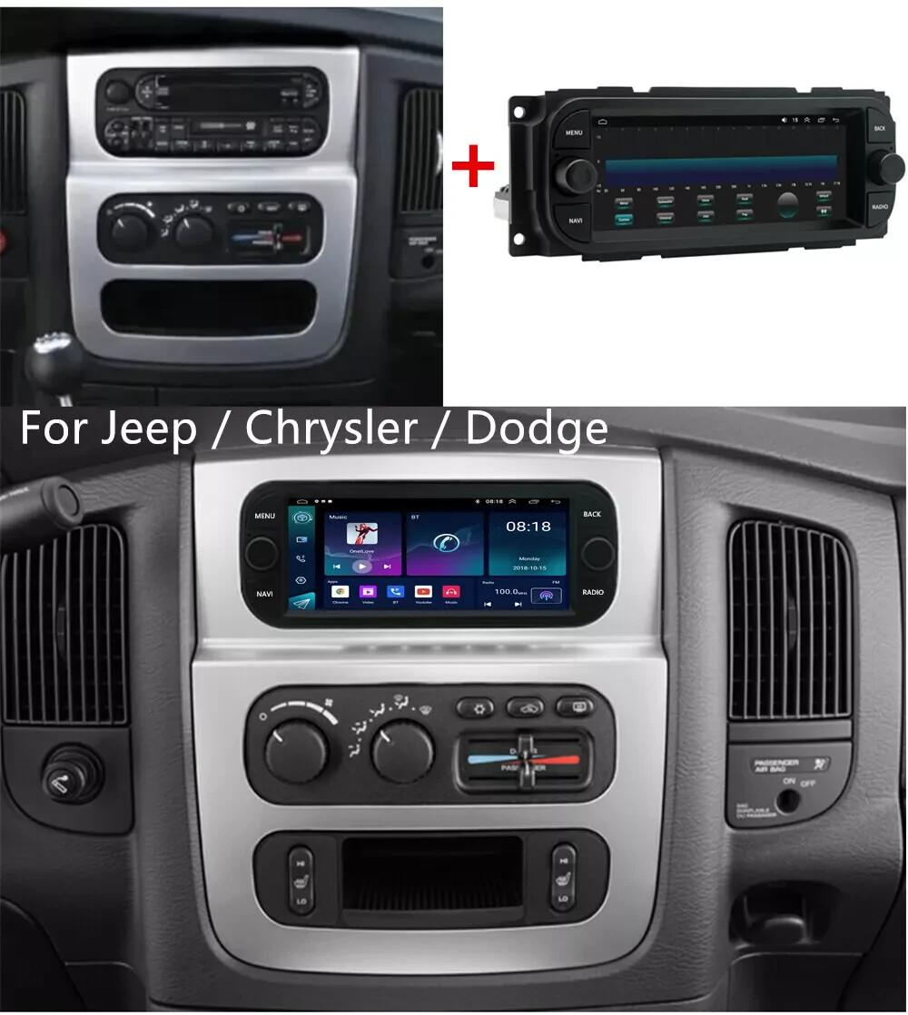 6.8″ For 01-07 Jeep Cherokee Liberty Chrysler Town&Country Stereo Radio GPS Wifi