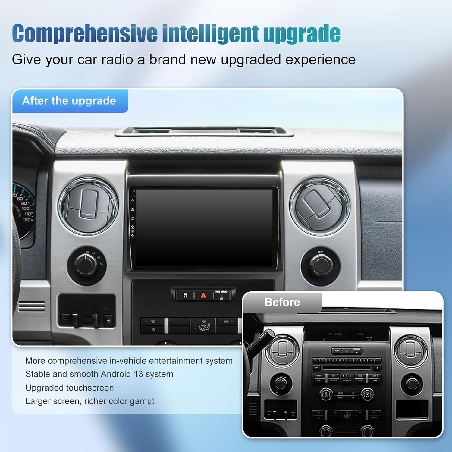 Android 13 Car Radio Stereo for Ford F150 280