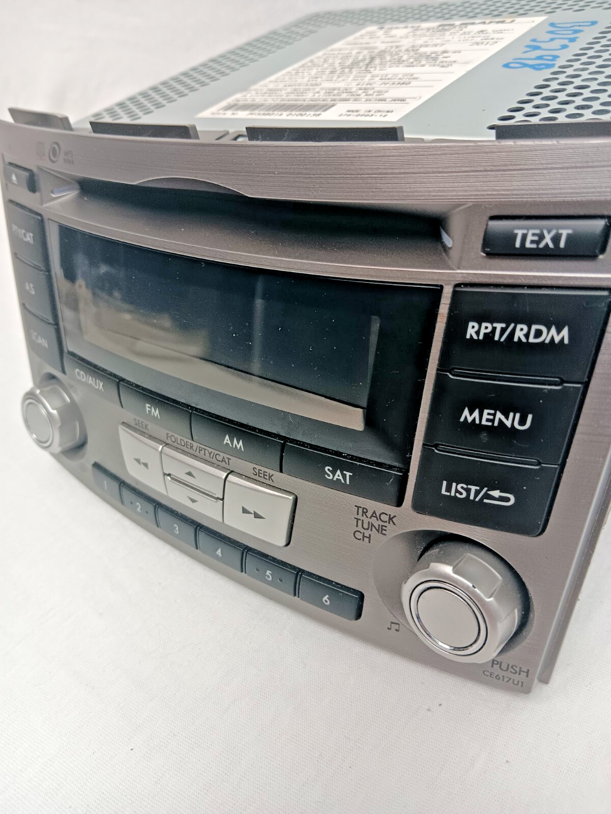 2013 Subaru Legacy/ Outback Oem Clarion Stereo Reciever Head Unit