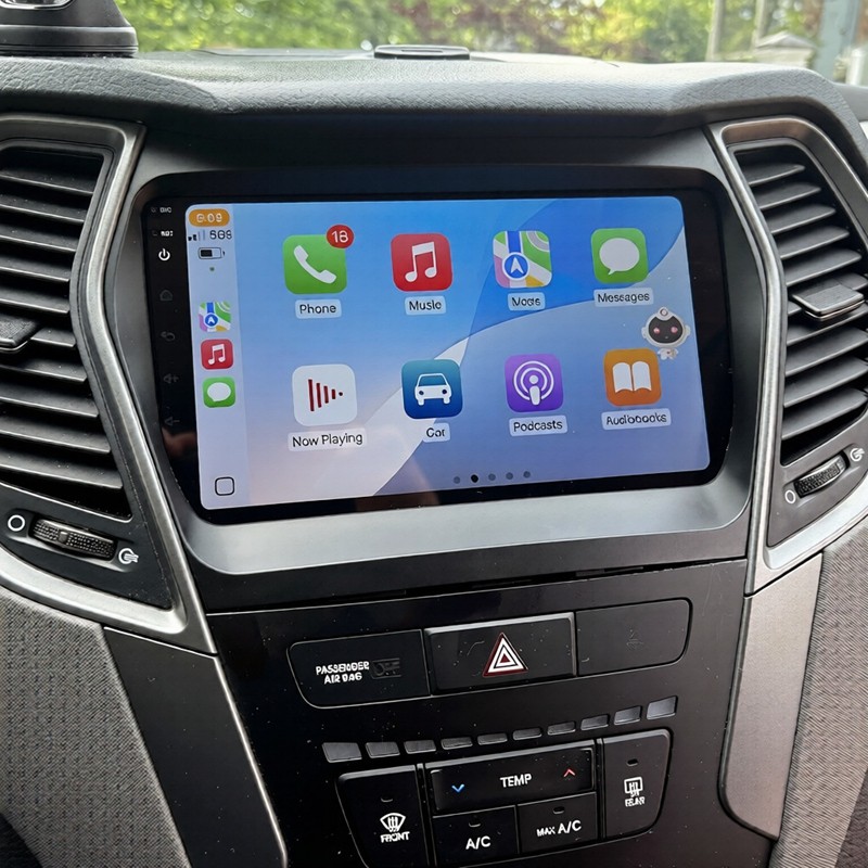 9” Android 15 Car Radio for Hyundai IX45 Santa Fe 2013 – 2018 Carlpay Head Unit