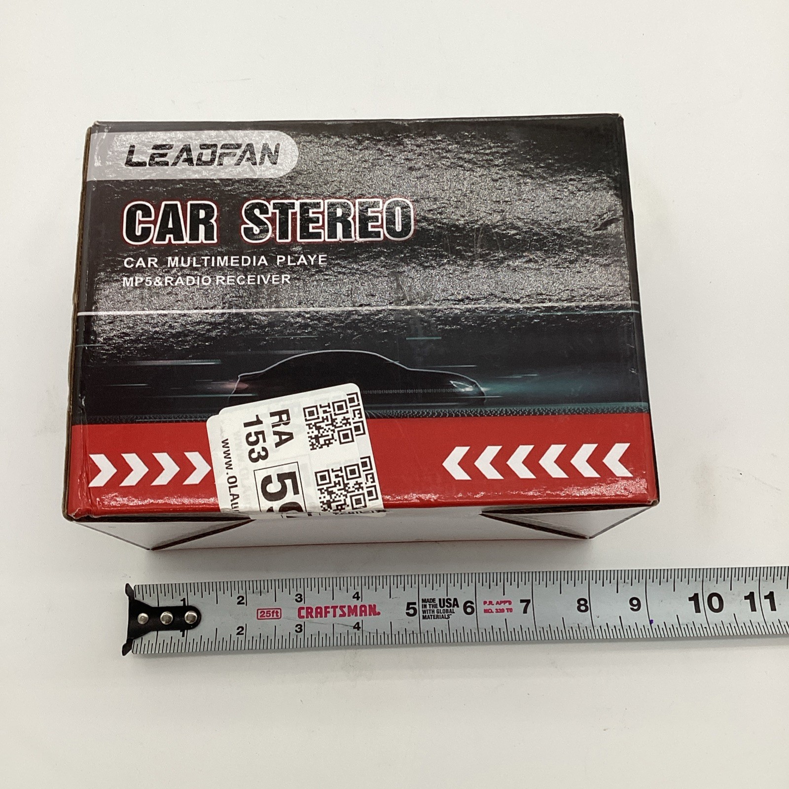 Leadfan Car Stero LYCT02-1 MP5 Player, FM Radio Receiver & Remote Control