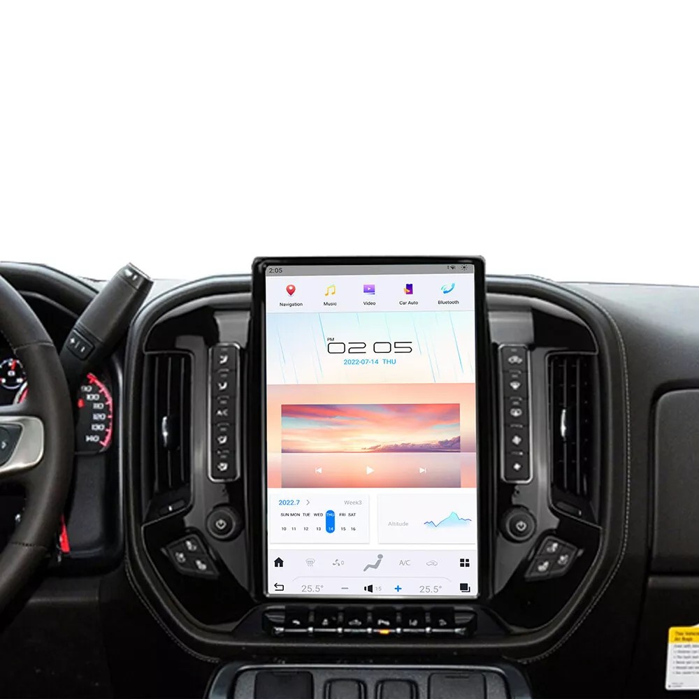 For Silverado Sierra 14.4 inch Touch Screen Radio Stereo Apple Carplay GPS Navi