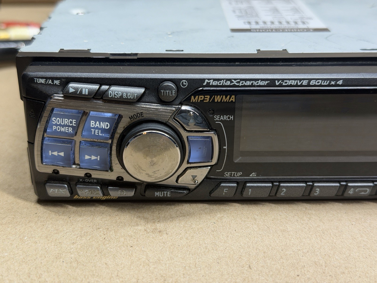 Alpine CDA-9815 CD/MP3/WMA Receiver FOR PARTS AS IS