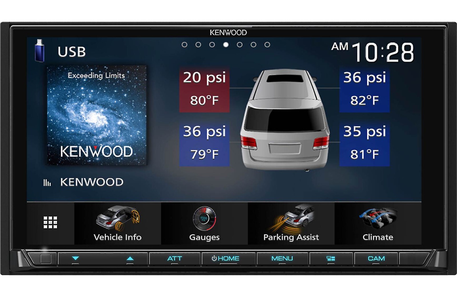 KENWOOD DMX958XR 6.8″ AM FM HD CarPlay, Android Auto, Deluxe CMOS-320HDLP Camera