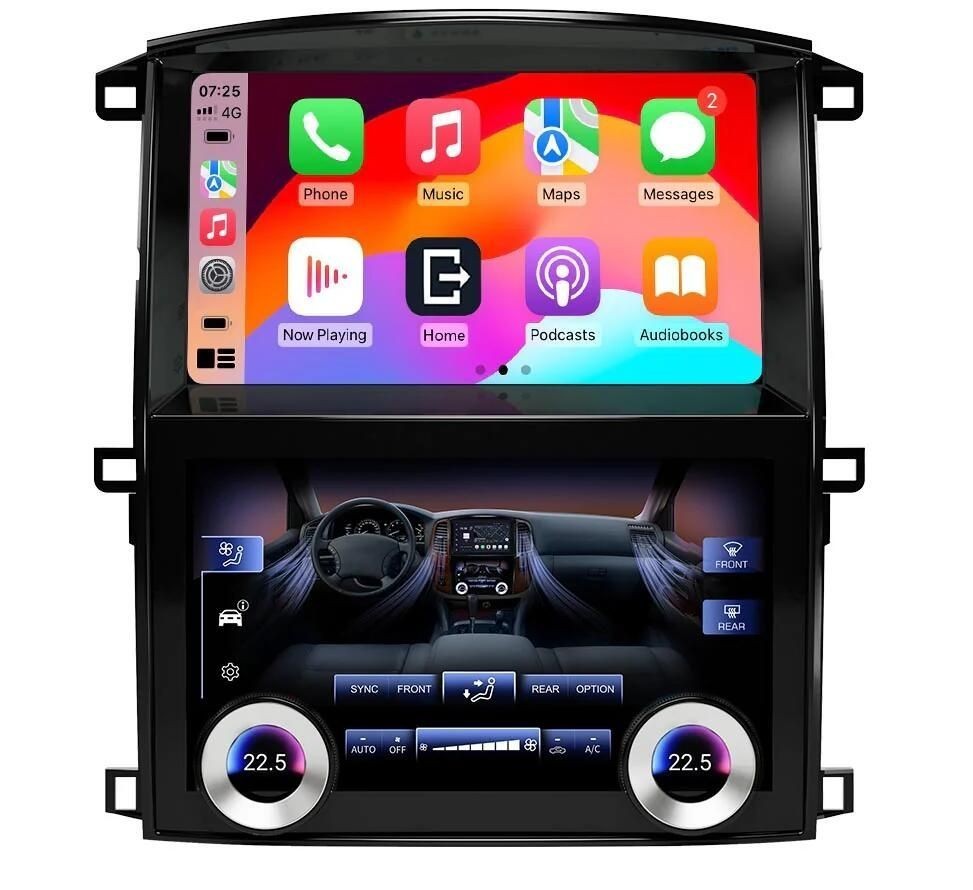 10″ Android Car Radio Carplay Screen For Toyota Land Cruiser 2002-07 Lexus LX470
