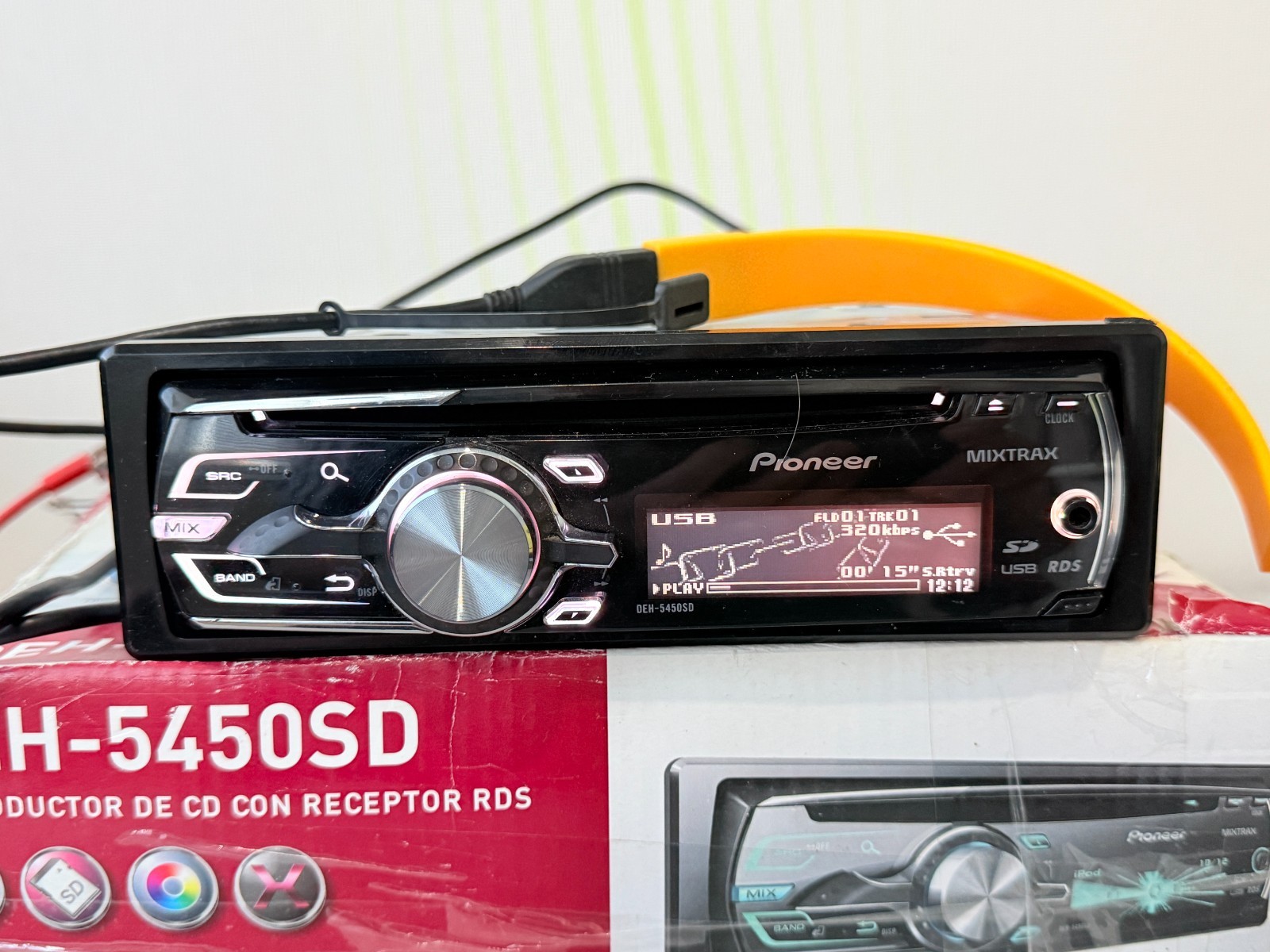 Pioneer DEH-5450SD Car Stereo Cd Player USB Sd AUX MP3 1DIN Radio