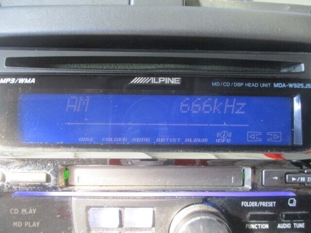 ALPINE MDA-W925JS Car Stereo head unit CD MD Player AM FM Good