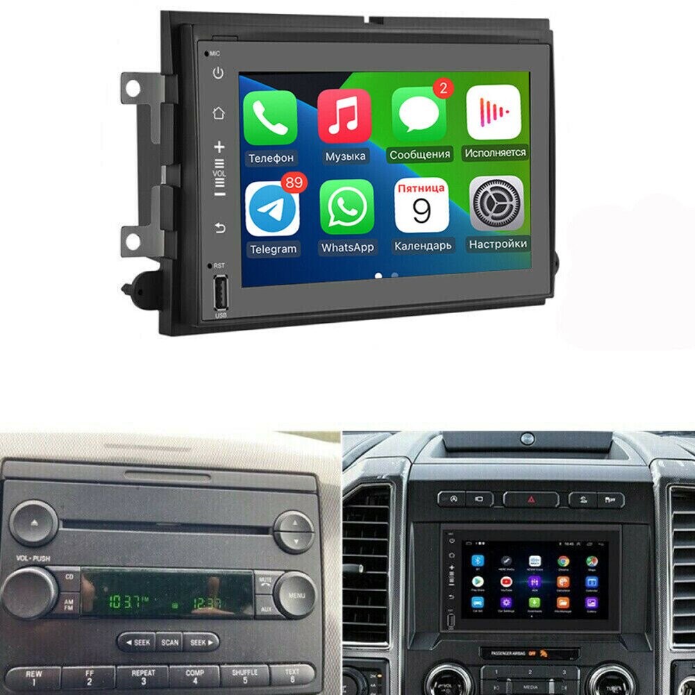 FOR FORD F250 2004-2014 7″ ANDROID 13.0 CARPLAY CAR STEREO RADIO 2+32G GPS NAVI