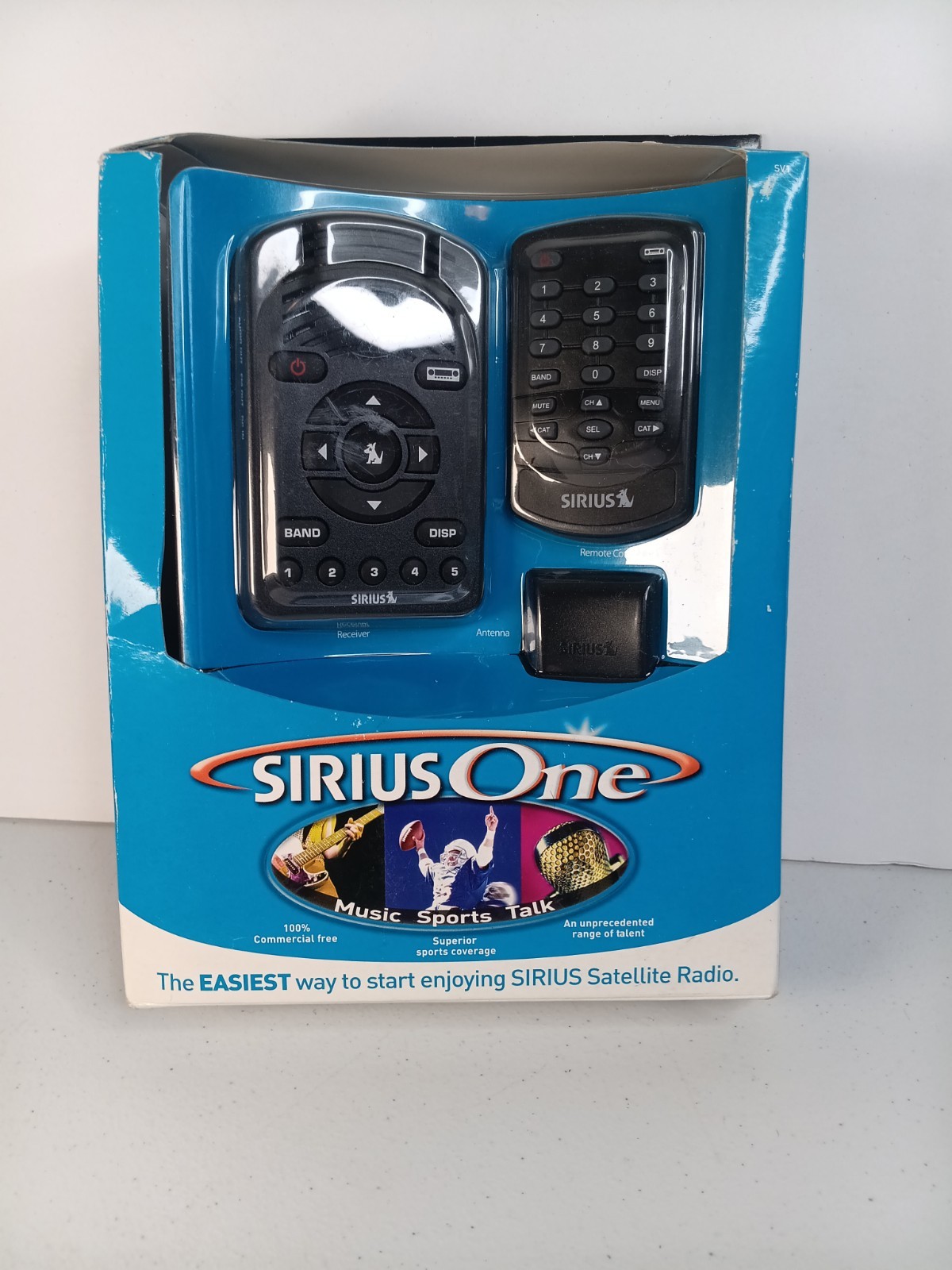 Sirius Satellite Radio Sirius One SV1 All In One with Remote Control NOB