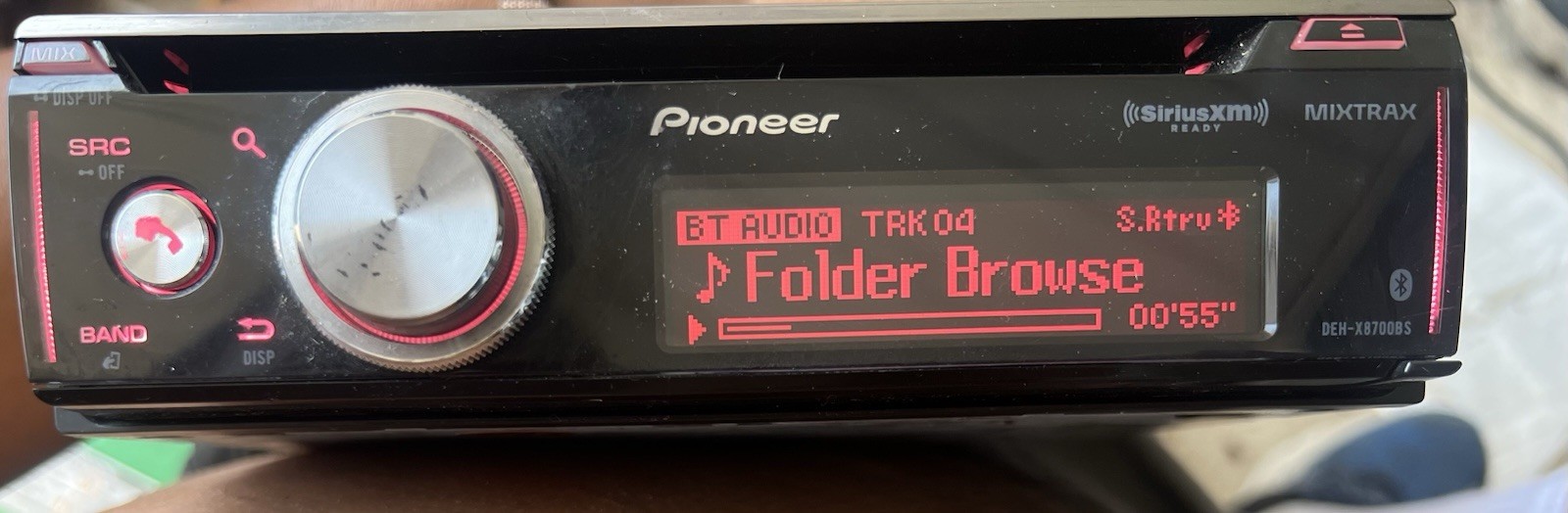 OLD SCHOOL. Pioneer DEH-X8700BS CD receiver Bluetooth App Android Pandora Talk