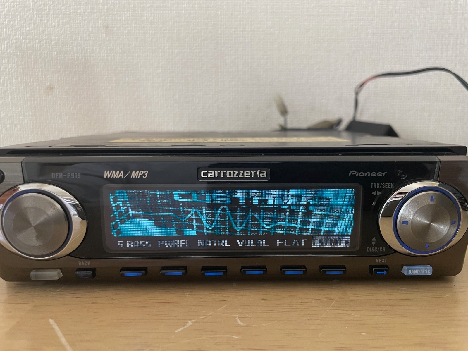 Pioneer Carrozzeria DEH-P919 1Din Car Audio CD Bluetooth Player Concert Hall