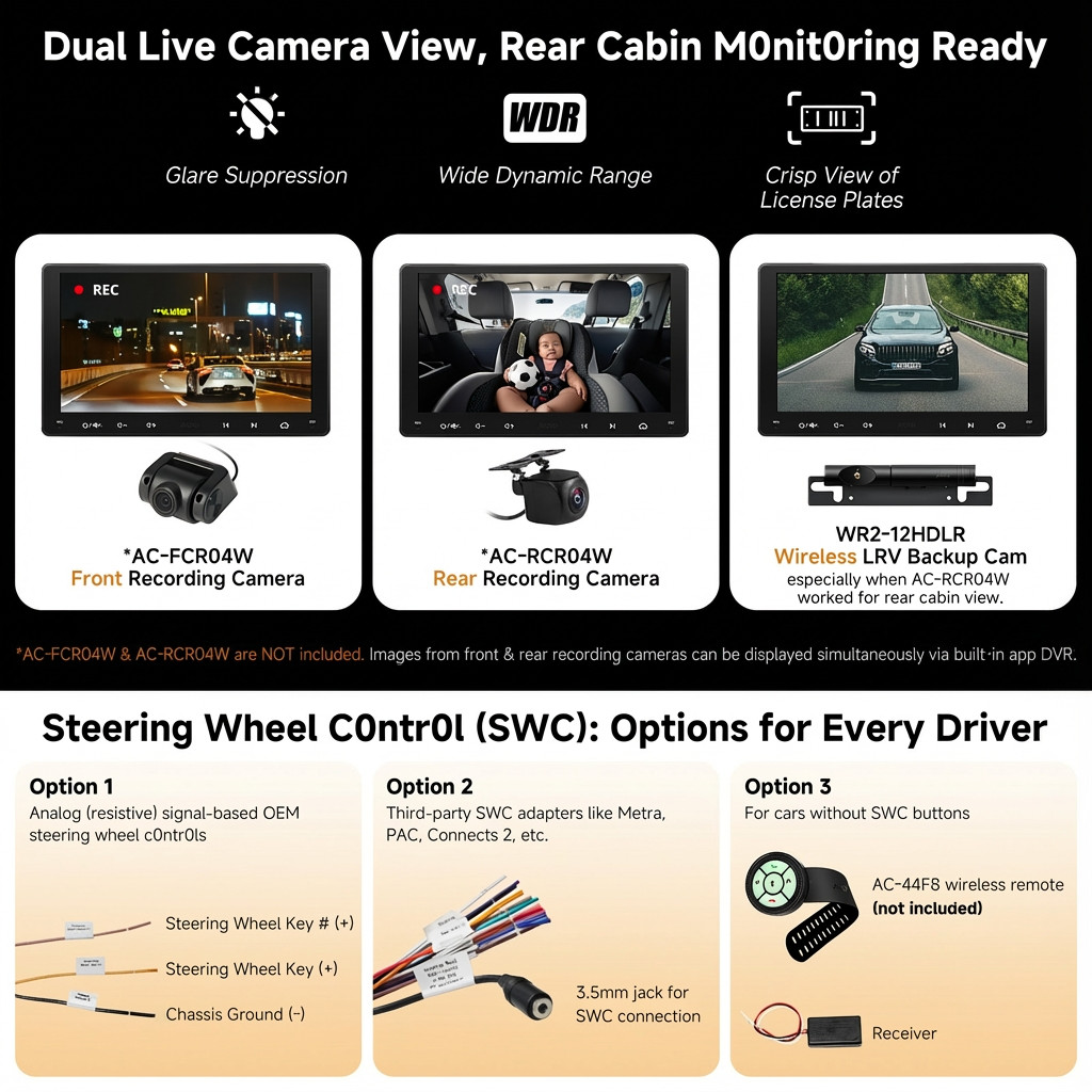 ATOTO S8 Ultra New 7in 2DIN Car Stereo Wirelss Carplay 6+128G GPS Track 4G LTE