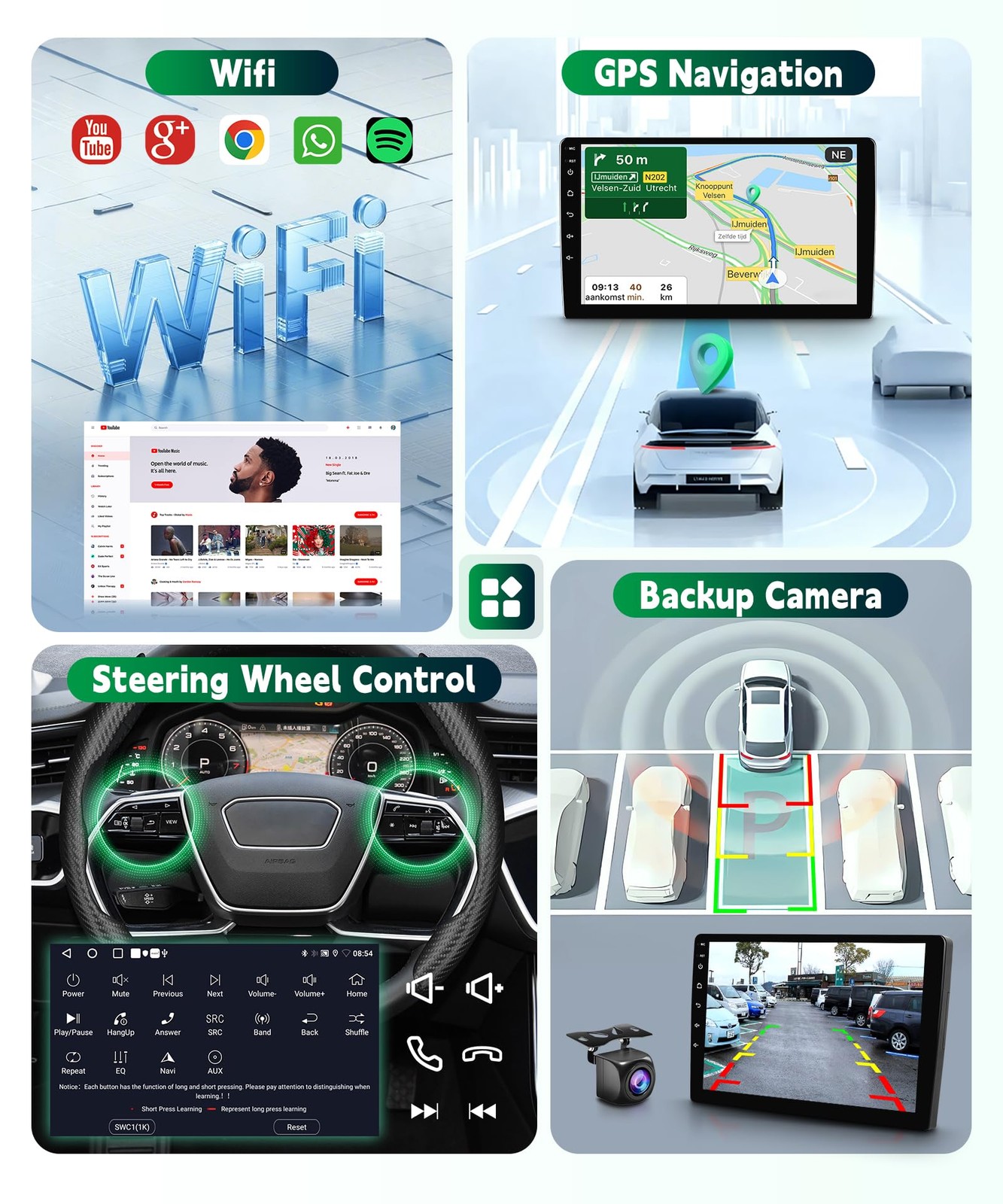 4Core+64G Car Radio for Chevrolet Chevy Trax 14-16 with Wireless Carplay Andr…