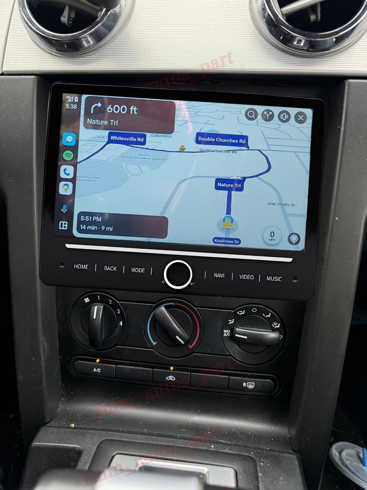For 2005-2009 Ford Mustang Carplay Car Radio Android 14 2+64G Navi GPS WIFI
