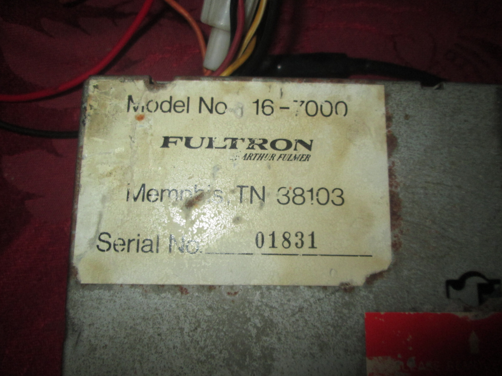 Fultron 16-7000 Cassette Deck Receiver VINTAGE 12V AS-IS Memphis Audio