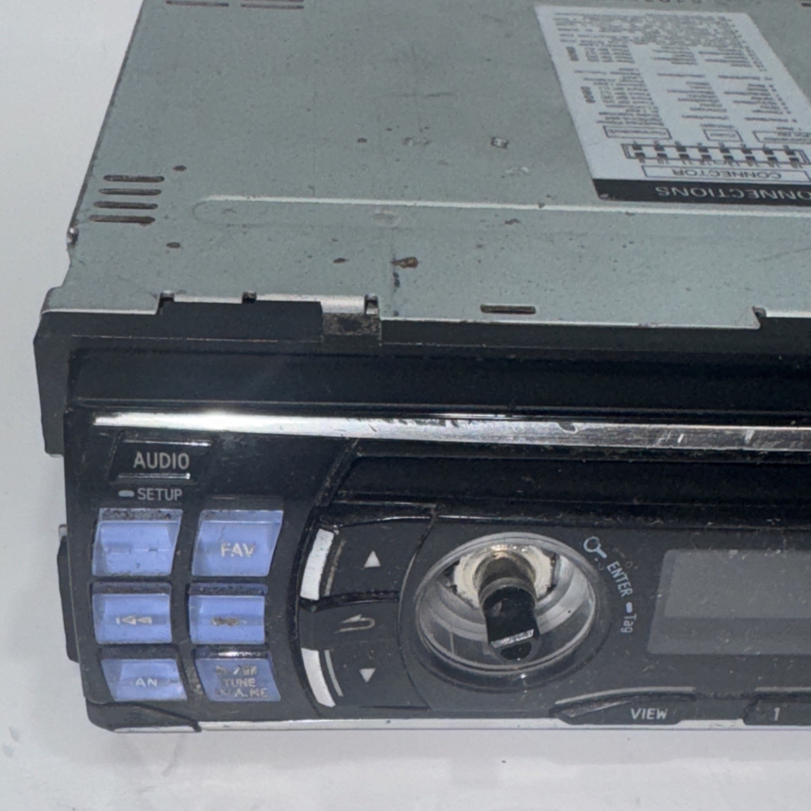 Alpine CDE-124SXM MP3/CD In Dash Receiver USB XM Pandora Radio Detachable Face