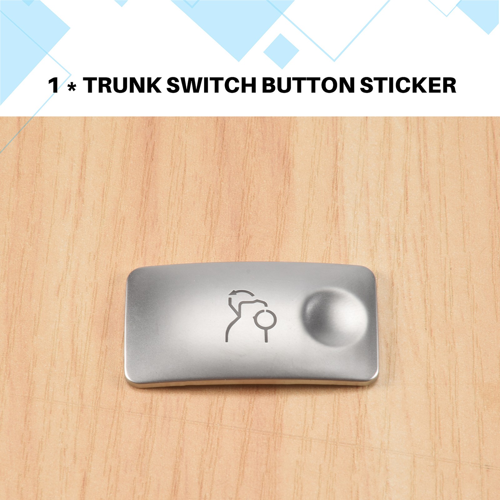 for W204 C Class 2007-2014 Car Trunk Button Sticker Cover Trim6104