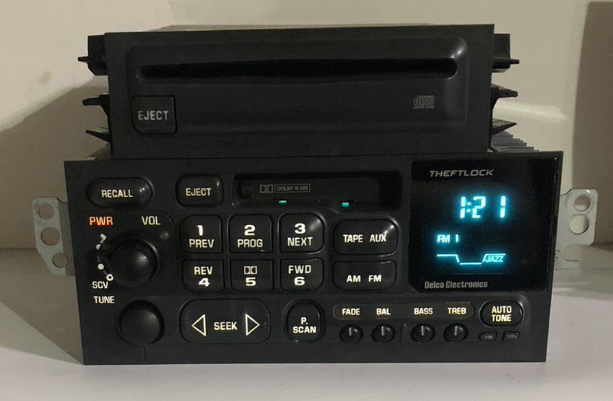 95-00 Chevy S10 Lumina Cavalier Venture Blazer cassette Oem radio Delco 16259771