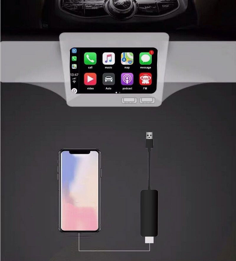 USB Carplay Adapter Wired Carplay Dongle Android Car Auto Car Dongle Connect Box